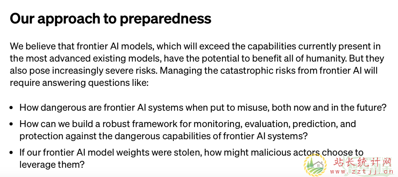 OpenAI设立Preparedness安全团队：评估 AI 风险、防止外界滥用！